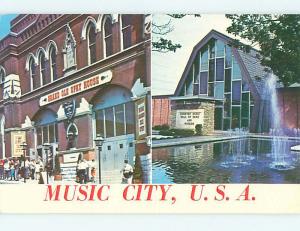 Pre-1980 TWO VIEWS ON ONE POSTCARD Nashville Tennessee TN Q7625