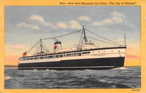 New Pere Marquette Car Ferry 1957 Missing Stamp 