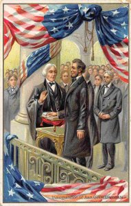 President Abraham Lincoln Inauguration 1909 Tuck postcard