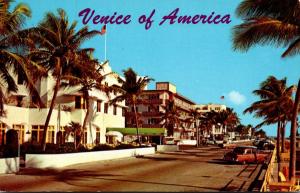 Florida Fort Lauderdale Hotels Along Atlantic Boulevard 1964