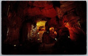 Vtg Warrior Alabama AL Rickwood Caverns Postcard