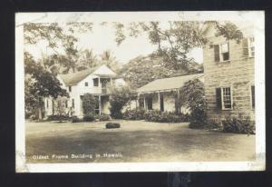 RPPC HONOLULU HAWAII TERRITORY OLDEST FRAME BUILDING REAL PHOTO POSTCARD