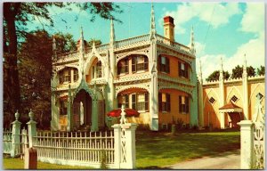 Wedding Cake House Kennebunk Maine ME Extraordinary Relic Of Scroll Postcard