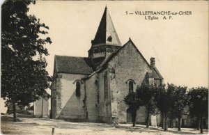 CPA VILLEFRANCHE-sur-CHER-L'Église (26673)