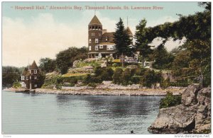 THOUSAND ISLANDS, Ontario, Canada, 1900-1910´s; Hopewell Hail, Alexandria ...