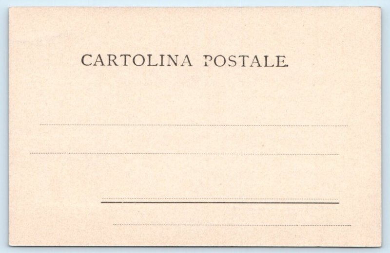 Naples - Grand Hotel - Le Salon de Lecture - ITALY UDB Postcard