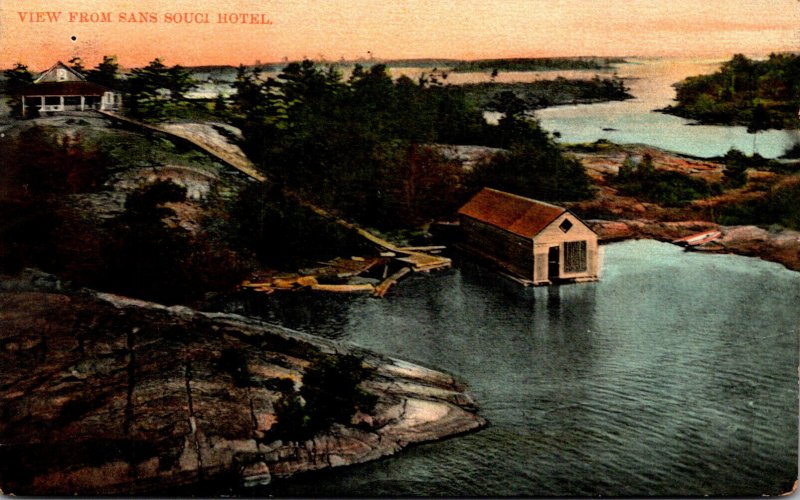 Washington View From Sans Souci Hotel 1917