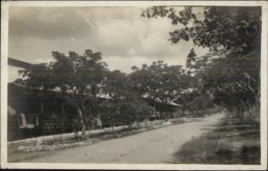 Philippines Road Scene c1910 Real Photo Postcard