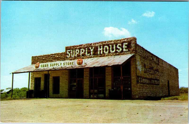 Postcard HOUSE SCENE Guthrie Texas TX AM4836