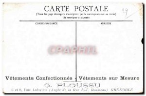 Postcard Old Brest general store Boats