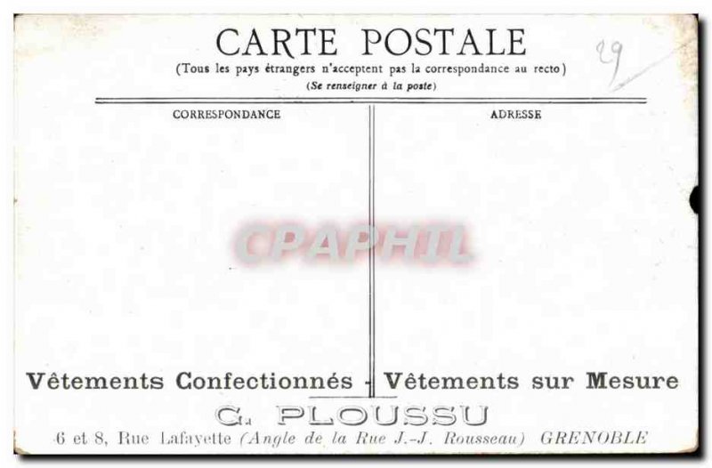 Postcard Old Brest general store Boats