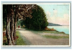 C. 1910 British Landing Spot War Of 1812 Mackinac Island, MI Postcard F58 