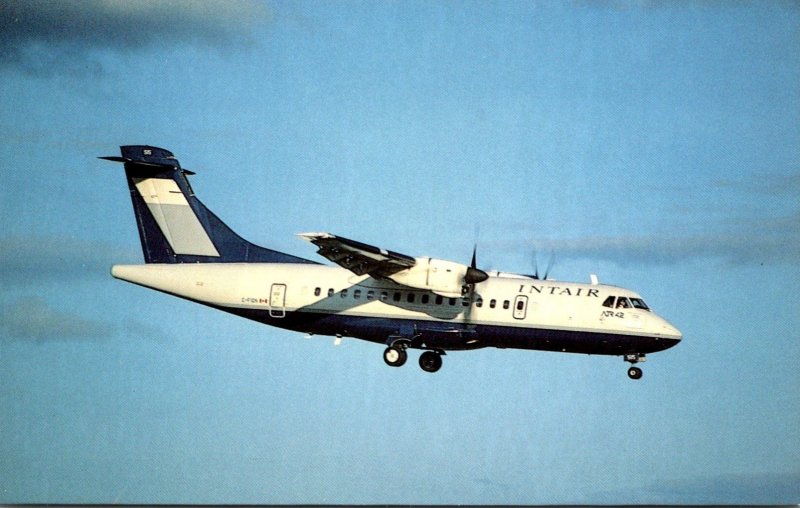 INTAIR Canada Aerospatiale/Aeritalia ATR 42-300 At Dorval Airport Montreal