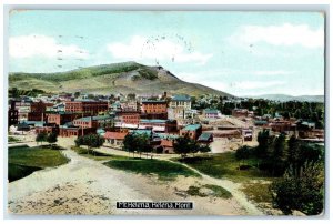 1924 Mount Helena Building Road View Helena Montana MT Posted Postcard