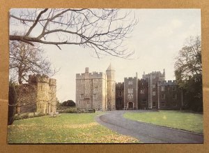 UNUSED POSTCARD -  DUNSTER CASTLE NORTH FRONT, SOMERSET, ENGLAND