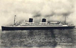 SS Ile De France Steamer, Steam Boat, Ship Unused 