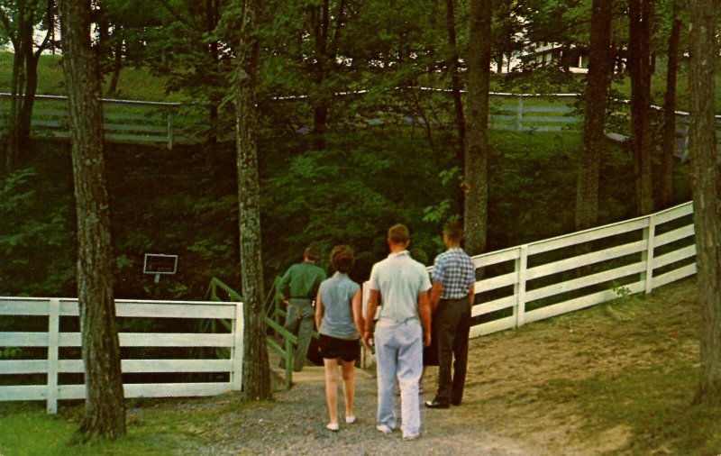 WV - Riverton. Entrance to Seneca Caverns