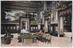 MONTE-CARLO, Salle du Trente-Quarante, Monaco, 00-10s