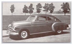 Postcard 1949 CHEVROLET Fleetline 2-Door Sedan Dealer Advertising Card