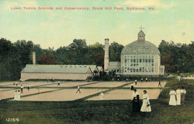 USA Lawn Tennis Grounds and Conservatory Druid Hill Park Baltimore 03.82