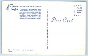 ISLAMORADA, FL Florida ~ Roadside CHEECA LODGE c1950s Monroe County Postcard 
