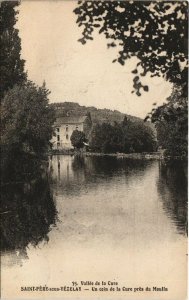 CPA St-PERE-sous-VEZELAY - Un coin de la CURE pres du Moulin (124739)