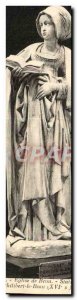 Old Postcard Bourg Brou Church Statue of the tomb of Philibert the Fair Sibyl