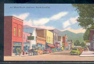 North Carolina colour PC Main Street Andrews