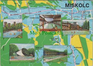 Map Postcard - Hungary, Miskolc City Centre Ref.RR17411