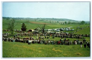 c1960's The Judges Stand Famed Gold Cup Races Warrenton VA Unposted Postcard