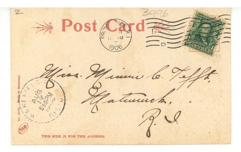 RI - Providence. Turk's Head ca 1906