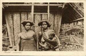 indonesia, SUMATRA, Native Batak Women Nursing, Breast Feeding (1920s)