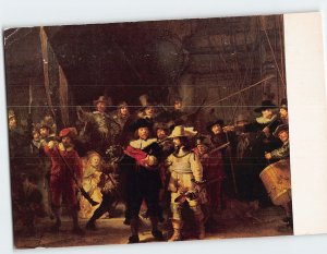 Postcard The Nightwatch by Rembrandt Rijksmuseum Amsterdam Netherlands