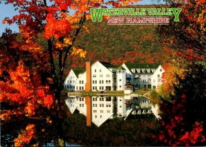 New Hampshire Waterville Valley Showing Town Square