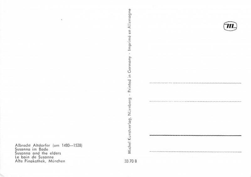 Albrecht Altdorfer - Susanna im Bade