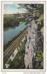 Route 80, Palisades State Park, Savanna, Illinois, PU-1933