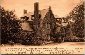 Vtg New Jersey NJ Lawrenceville School Foundation House 1907 Tuck Postcard