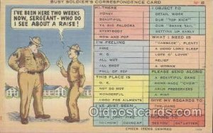 Military Comic Unused 