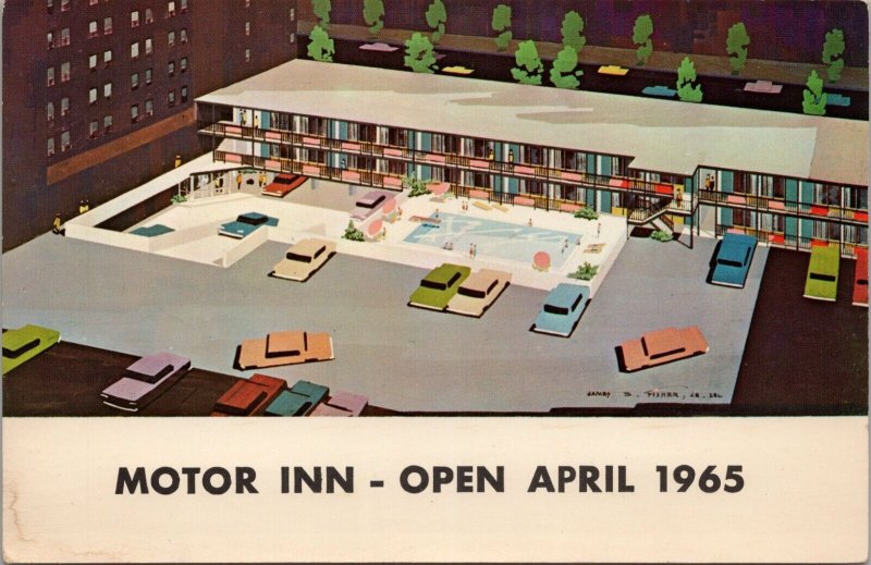 Warwick St. Louis Motor Inn Hotel Postcard PC417