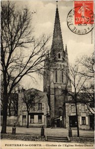 CPA FONTENAY-le-COMTE - Clocher de l'Eglise Notre-Dame (112734)