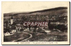 Old Postcard Pontarlier General View from the chapel