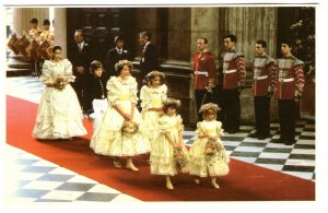 Bridesmaids, Cathedral, Royal Wedding 1981 Charles and Diana