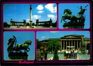 Hungary Budapest Multi View Heroes Square 1992