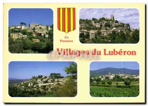 Modern Postcard Great Sites of Provence villages of Luberon Saignon Ansous Lo...