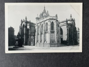 St. Giles Cathedral&Thistle Chapel Edinburgh Scotland Litho Postcard H1363081401