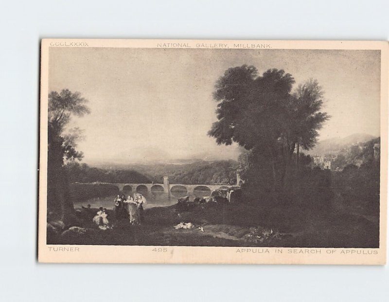 Postcard Appulia In Search Of Appulus By Turner, National Gallery, England