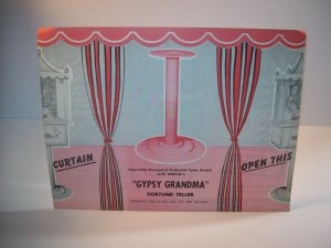 Genco Gypsy Grandma Arcade FLYER 1957 Original NOS Fortune Teller Horoscope Game