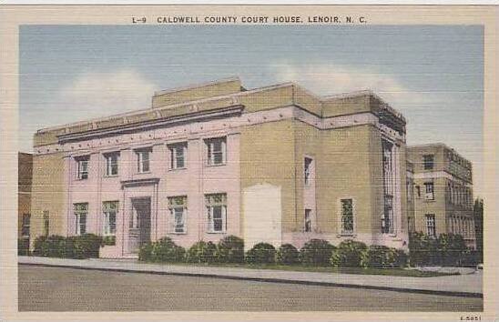 North Carolina Lenoir Caldwell Couny Court House