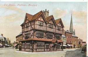 Herefordshire Postcard - Hereford Old Houses, Hightown - Ref 13134A