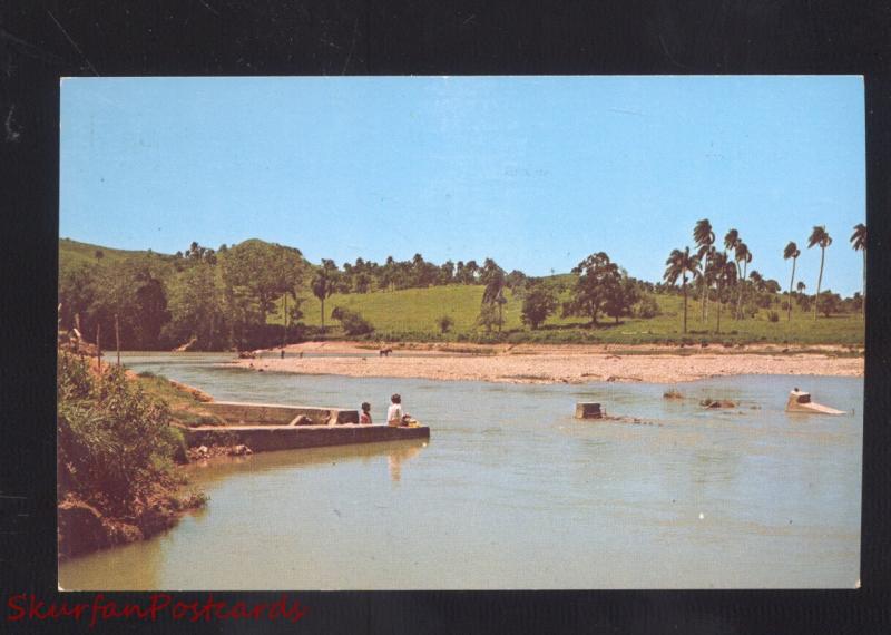 MOCA R.D. DOMINICAN REPUBLIC PARAJE LOS BRAZAS RIA JAMAO VINTAGE POSTCARD